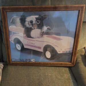 80s Gizmo Gremlins Original Framed Poster